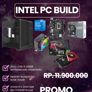 PROMO INTEL GAMING PC I5 12400F + RTX 3050 6GB