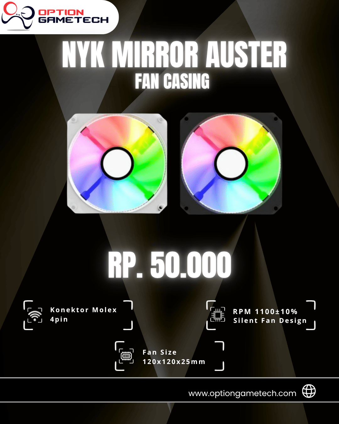 NYK MIRROR AUSTER 12CM