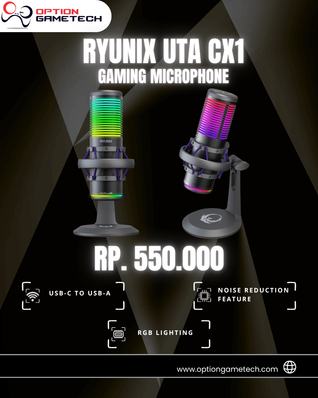 MICROPHONE RYUNIX UTA CX1
