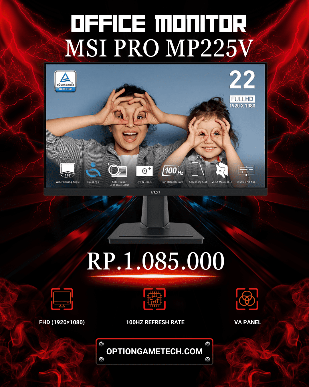 MSI PRO MP225V