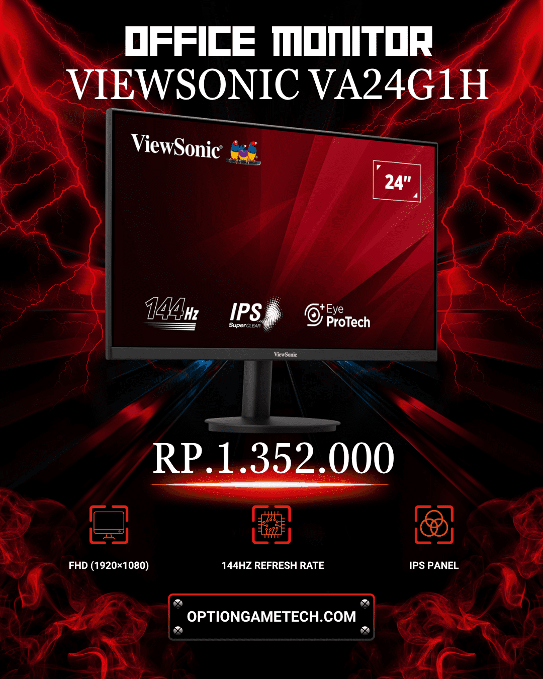 VIEWSONIC VA24G1H