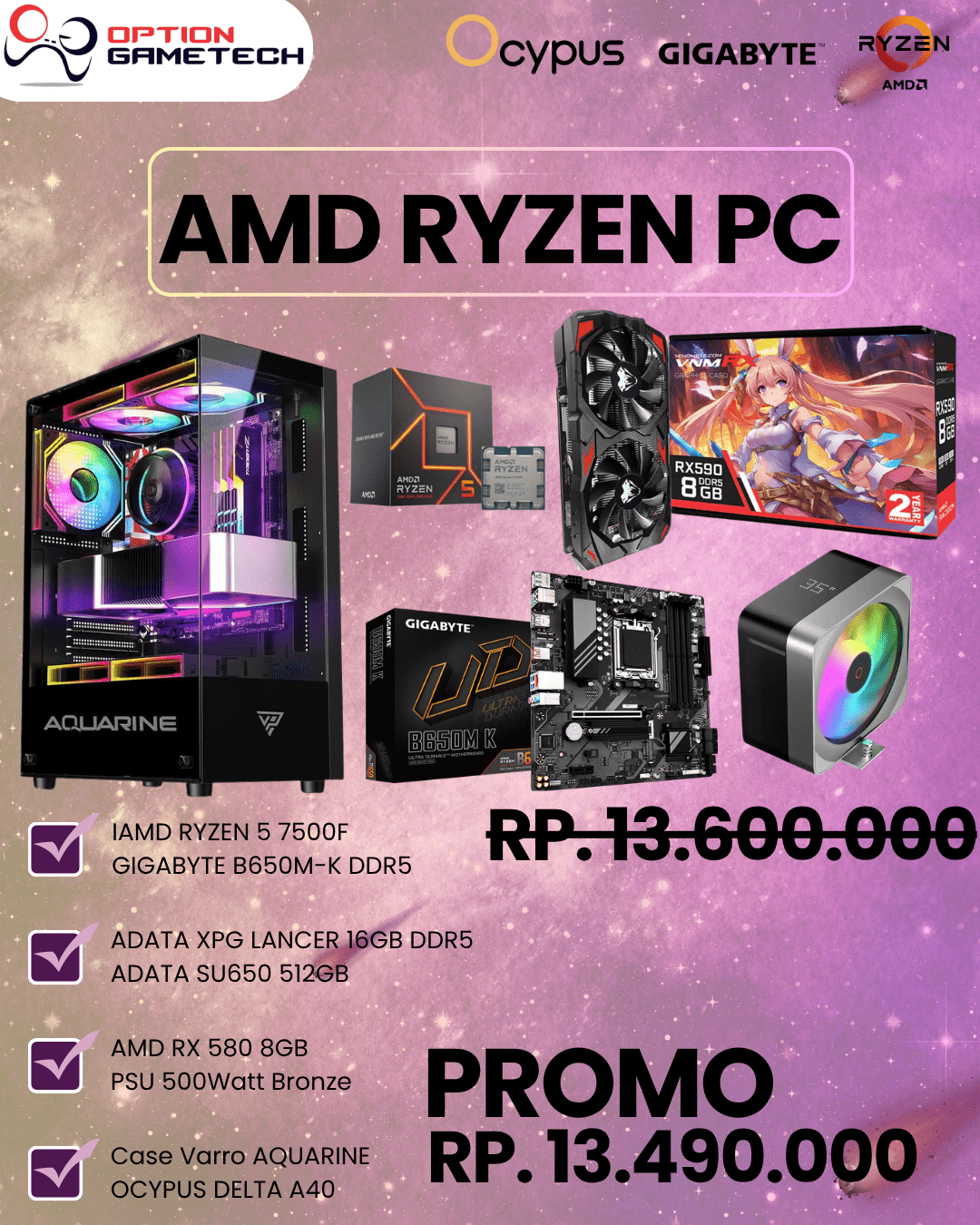 AMD RYZEN GAMING PC