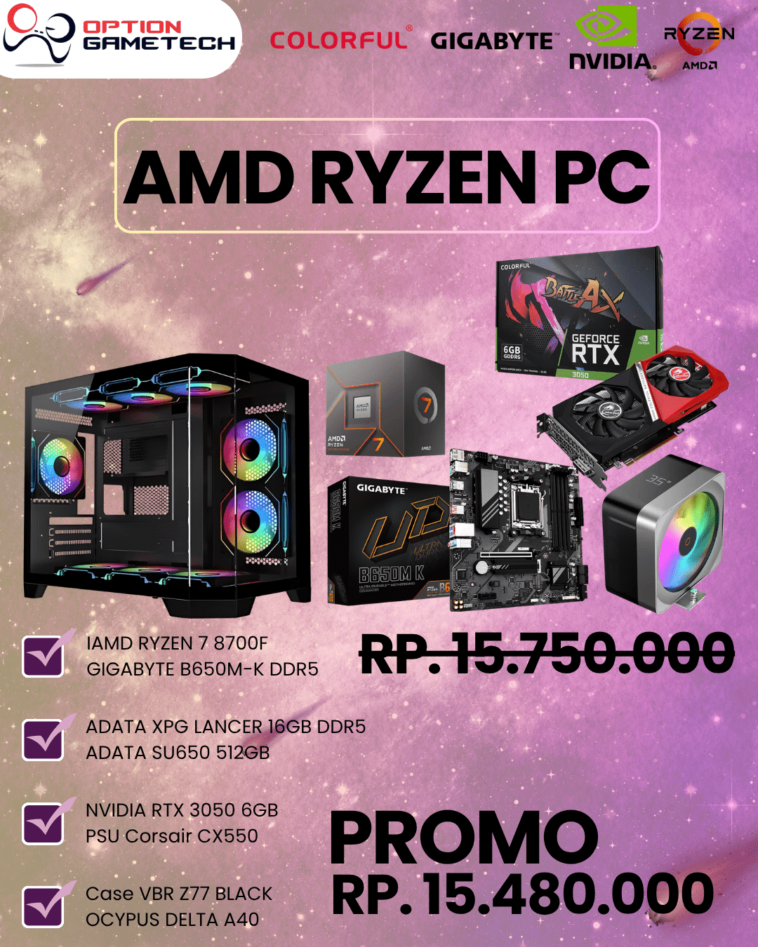 AMD RYZEN GAMING PC
