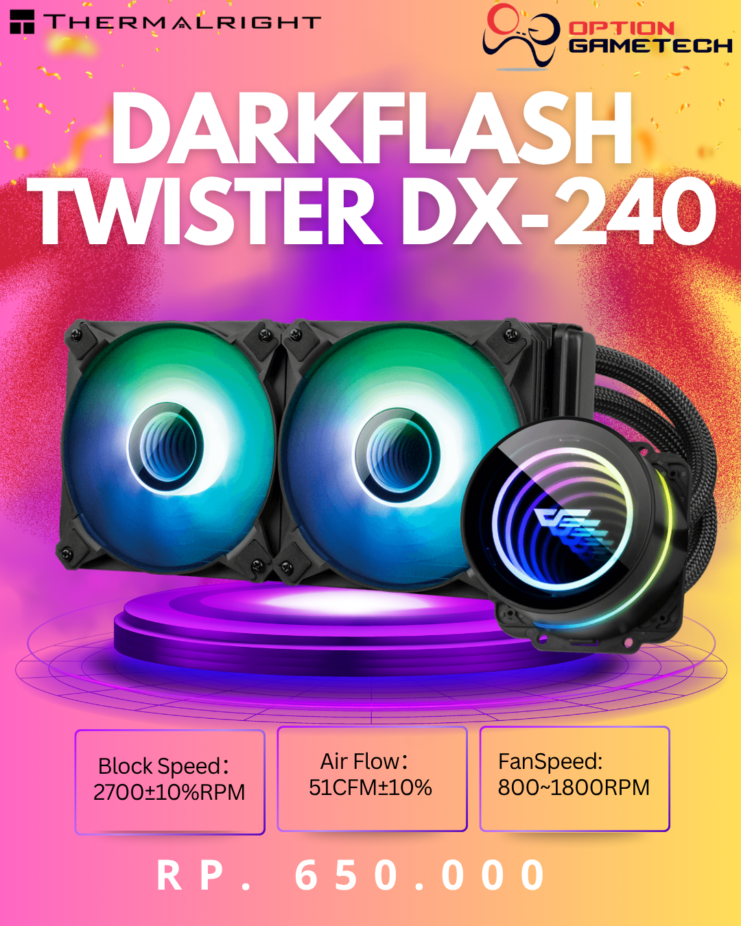 DARKFLASH TWISTER DX-240