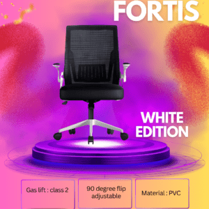 KURSI VENOMRX FORTIS WHITE EDITION