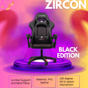 KURSI VENOMRX ZIRCON BLACK EDITION