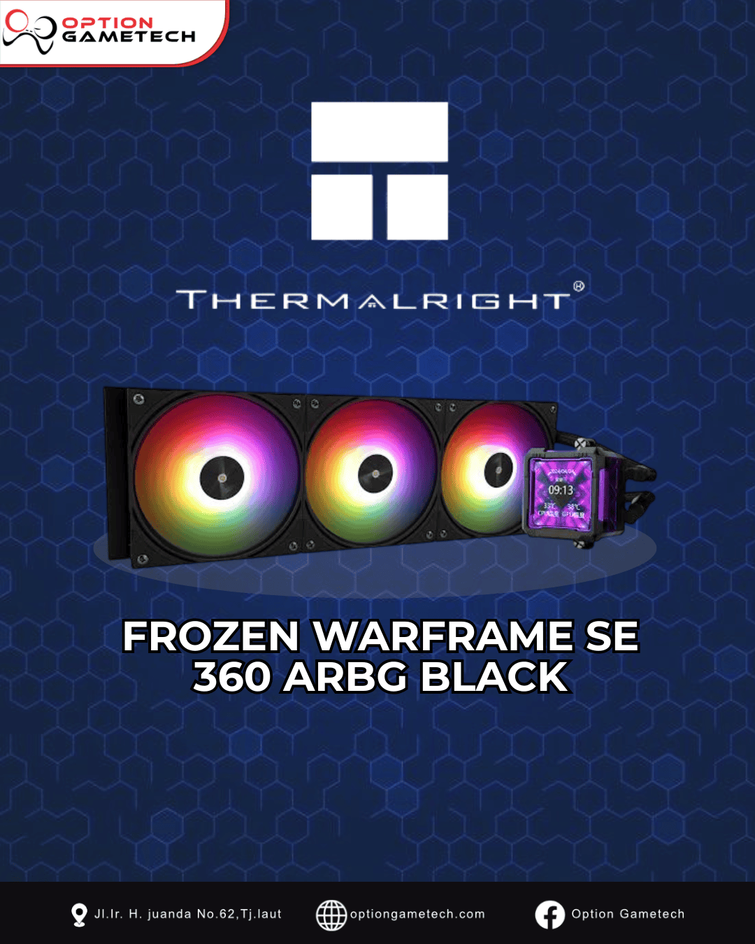 THERMALRIGHT FROZEN WARFRAME SE 360 ARGB BLACK