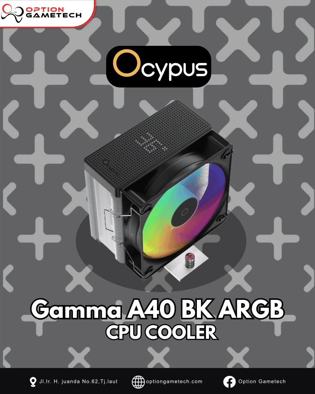 Ocypus Gamma A40 BK ARGB