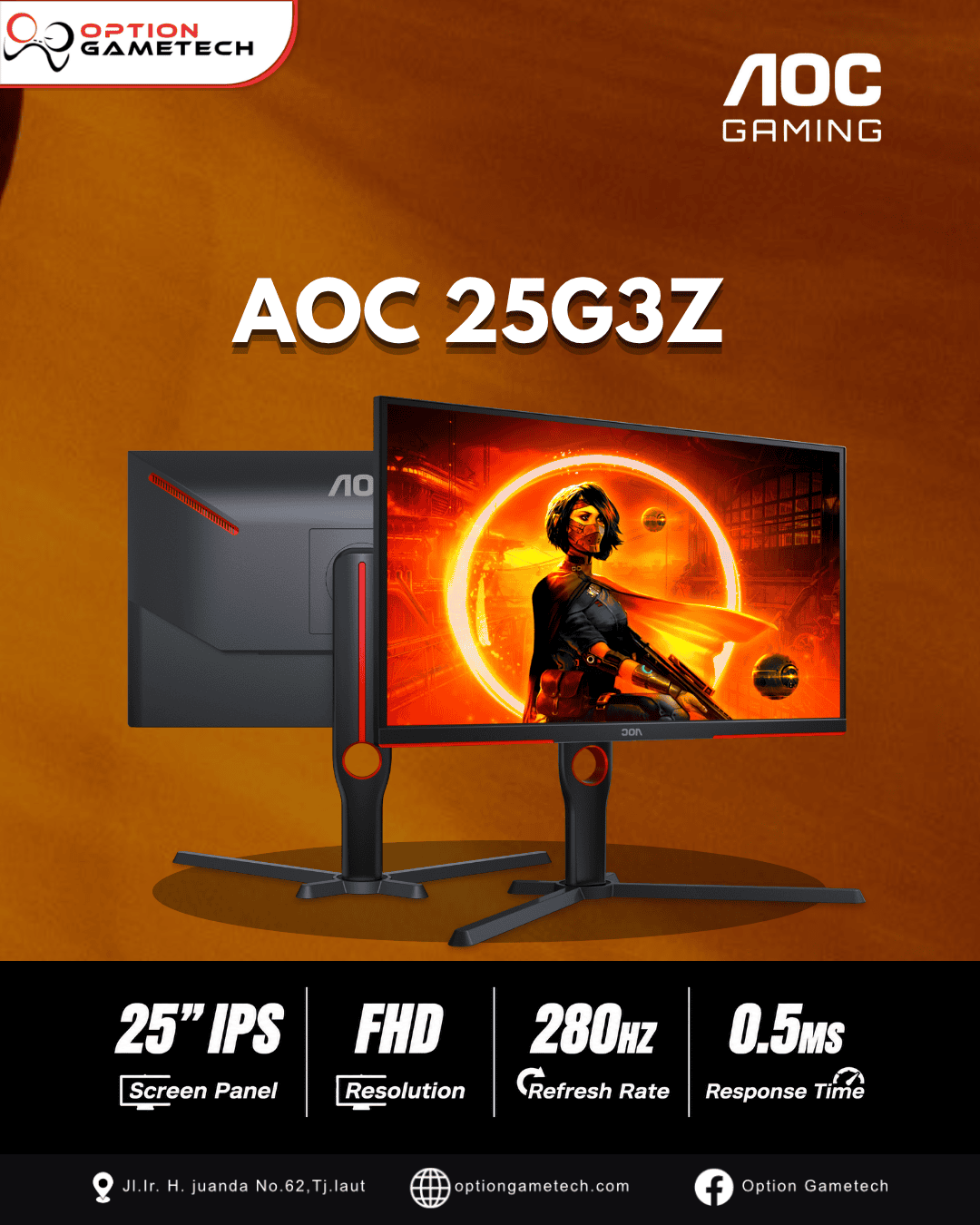 AOC GAMING 25G3Z