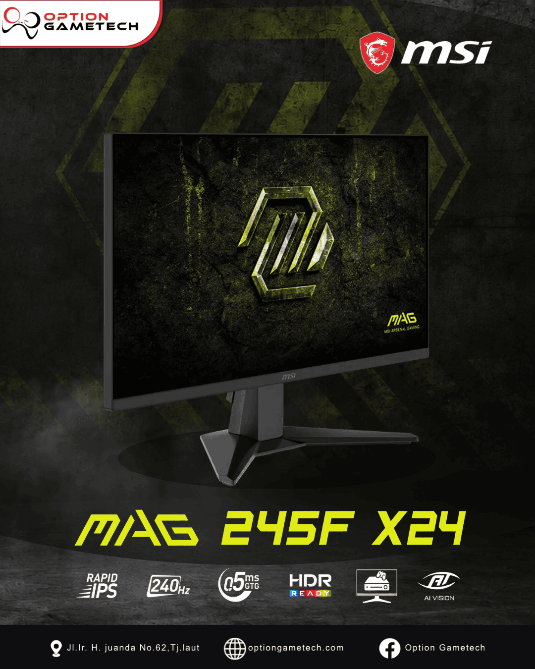 MSI MAG 245F X24