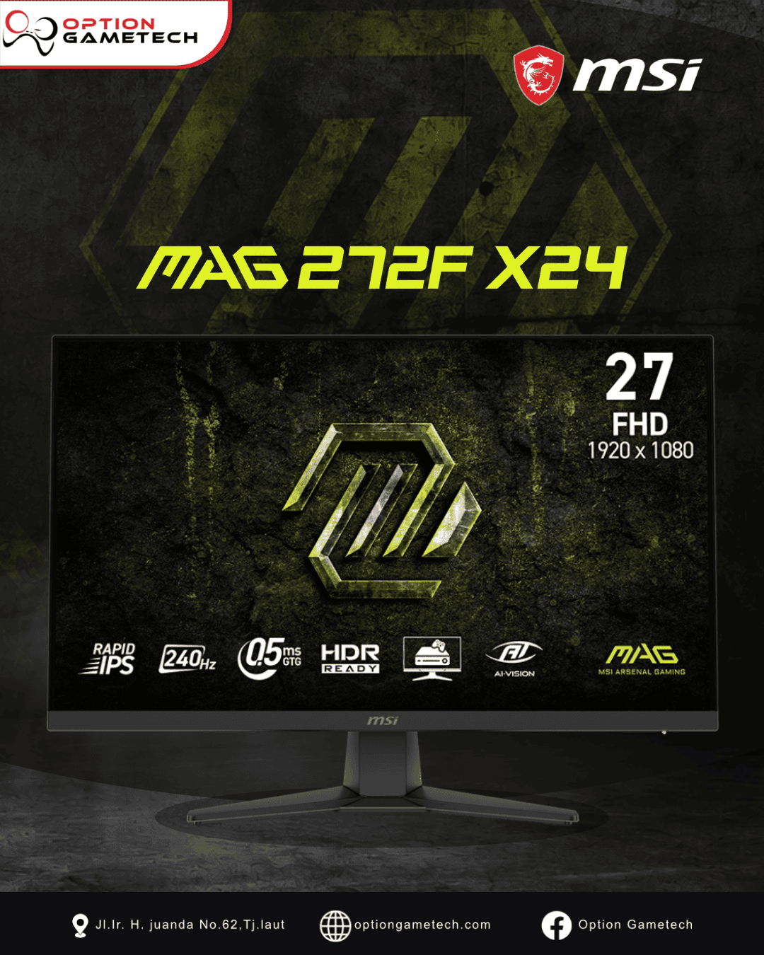 MSI MAG 272F X24