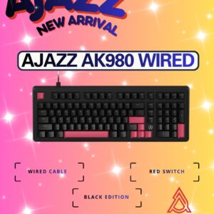 AJAZZ AK980 WIRED (Red - Black)